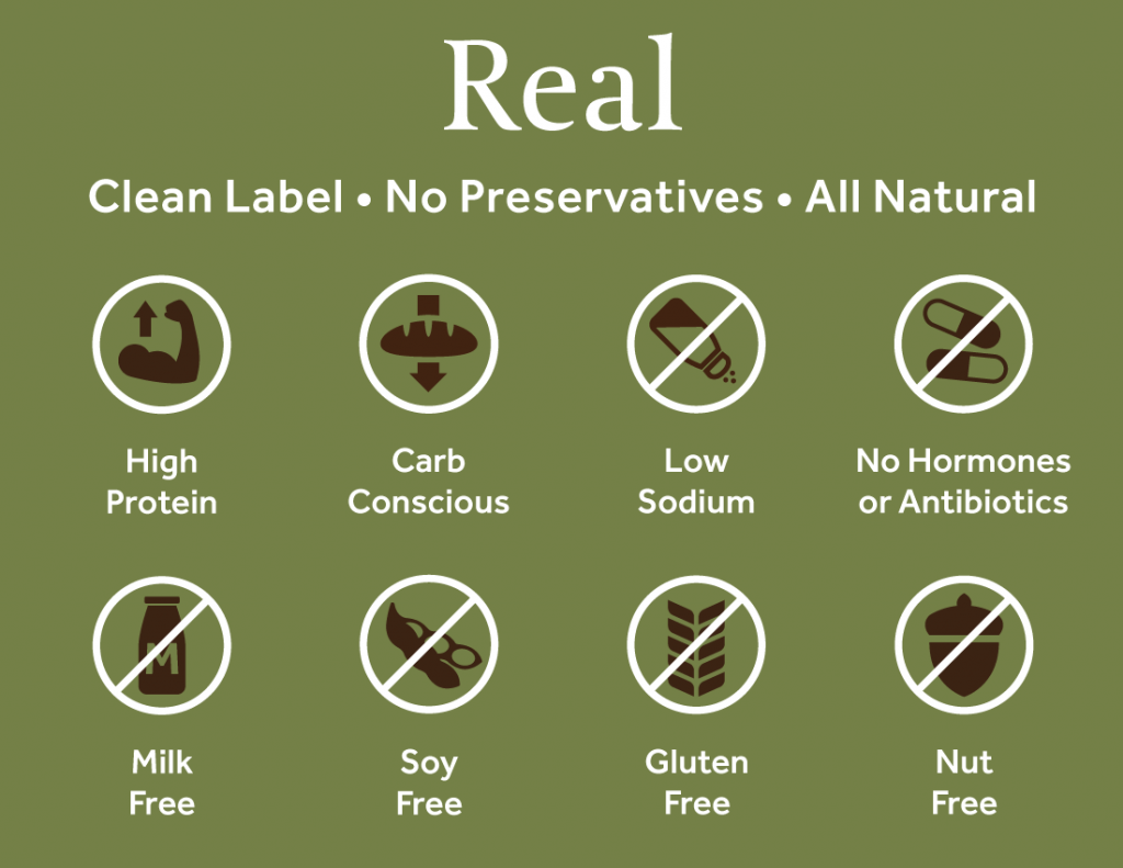 Real | Clean Label • No Preservatives • All Natural