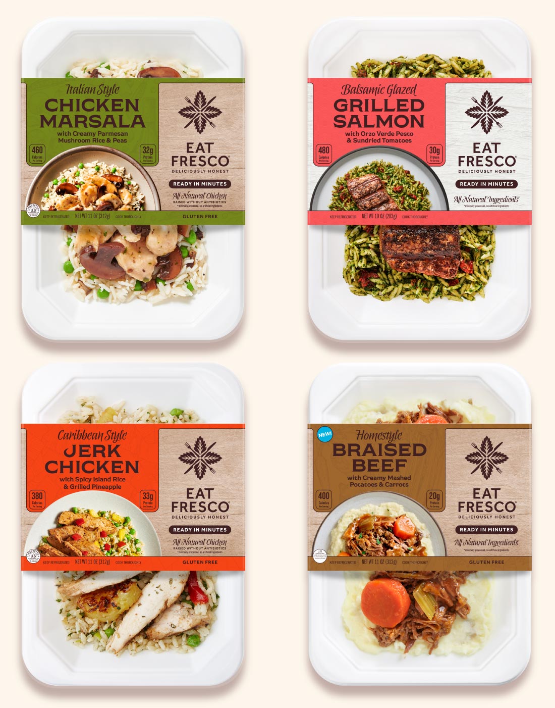 Eat Fresco Prepackaged Heat & Eat Entrees