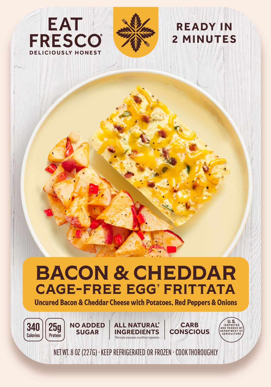 Eat Fresco Bacon & Cheddar Cage-Free Egg Frittata