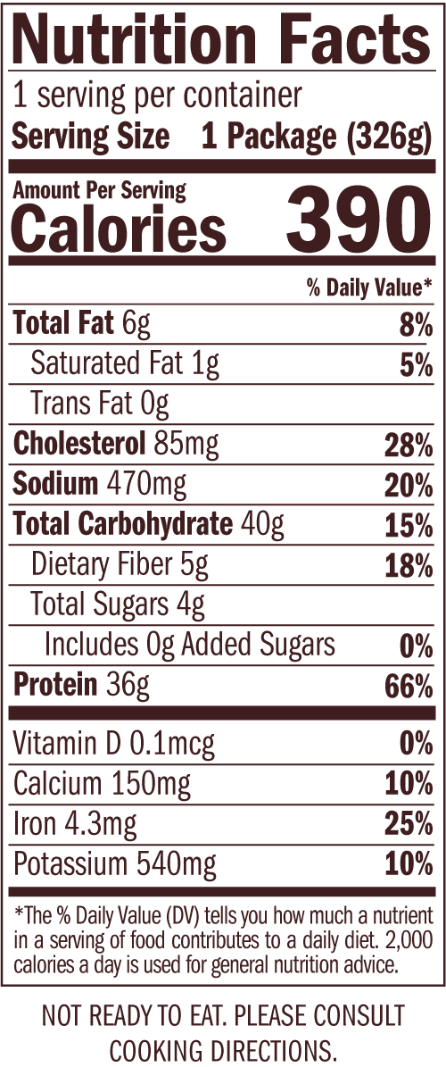 Soy Free Nutrition Facts