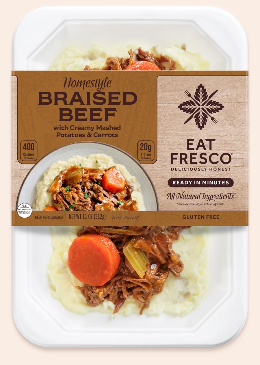 Homestyle Braised Beef - Eat Fresco Entree