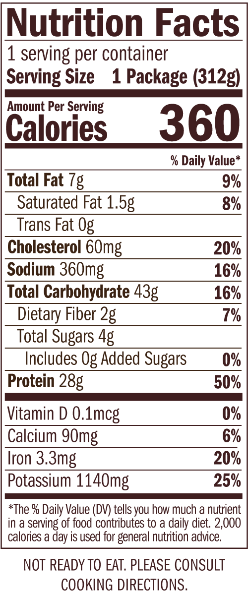 Soy Free Nutrition Facts