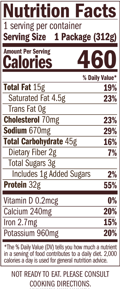 Soy Free Nutrition Facts