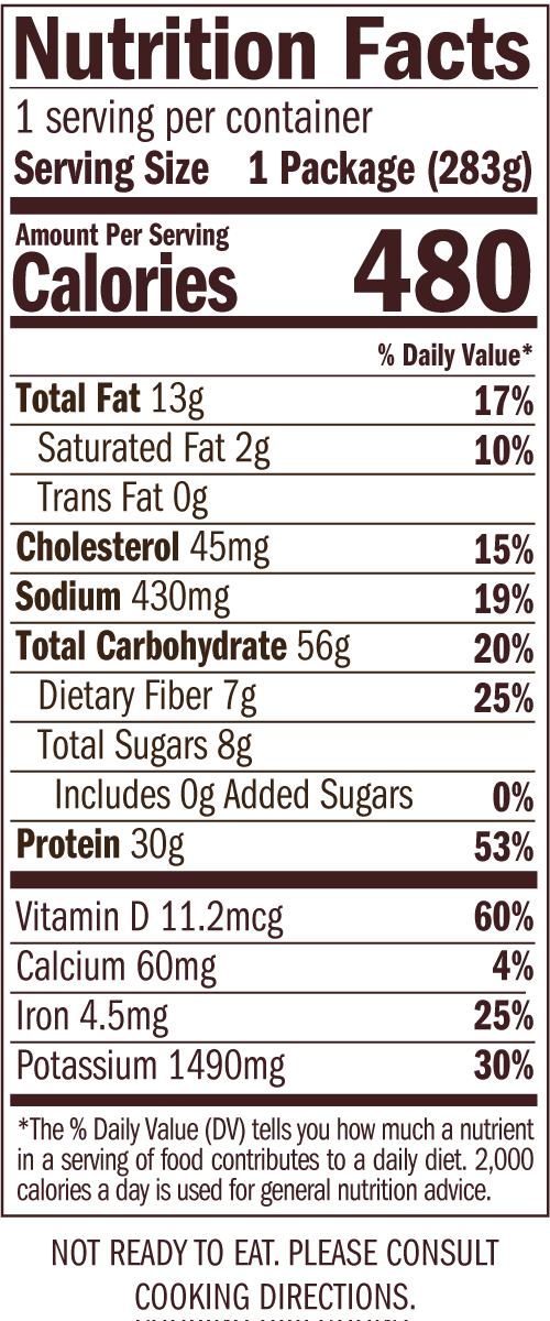 Soy Free Nutrition Facts