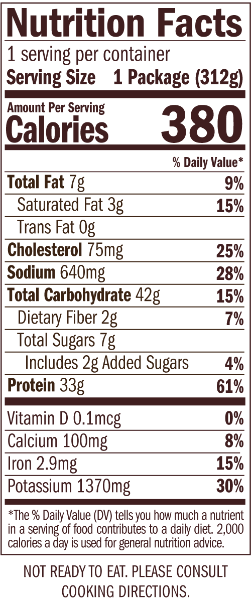 Medium Spice Nutrition Facts