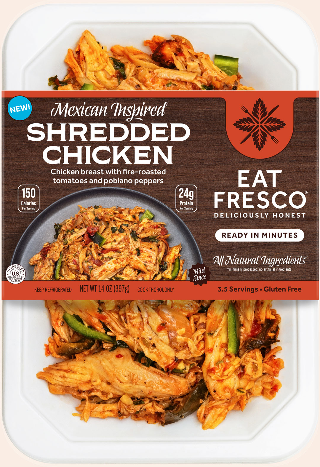 Mexican Inspired Shredded Chicken